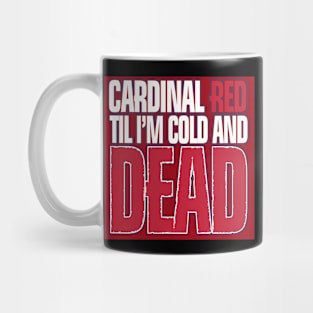Cardinal Red  Baseball Mug